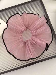 1 Stück Scrunchie Haargummis für Frauen, schicke Dutt-Wicklung Haargummis, gerüschter Haargummi für den Pferdeschwanz, vielseitiges und modisches Accessoire, Haaraccessoires für Frauen, Haarstyling-Tools, Beauty-Accessoires, Accessoires für lockiges Haar, Haaraccessoires für Frauen, Herbst, Reisen, Haarstyling-Tools, Accessoires für Frauen, Haarsachen, lockiges Haar, Scrunchie - Verschiedenfarbig - Übersicht 16