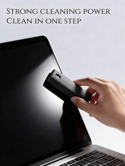 1pc 2-In-1 Screen Cleaning Spray With Microfiber Cloth, Suitable For All Smartphones, Laptops, Tablets And Monitors - Portable Touch Screen Cleaner, Spray And Wipe Dual-Use, Applicable For Phones, Tablets, Computers And Car Screens (No Residue), Suitable For Travel, Daily Life, Home, Electronics Stores, Birthday Gifts, Valentine's Day Gifts, Gifts For Electronics Enthusiasts