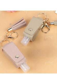 2/1 Pc Hand Sanitizer Bottle Holder, Travel Size Empty Bottle Refillable Soap, Lotion And Liquid Container, 30ml Flip Top Reusable Bottle With Flip Top Keychain Bottle Hand Sanitizer Holder Backpacking Travel Outdoors - Multicolor - View 11