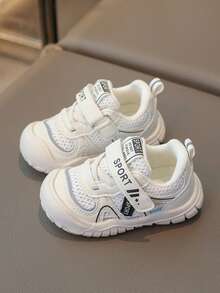 幼儿男女童防滑休闲鞋，春秋季软底运动鞋，儿童功能鞋 - 米色 - 查看 2