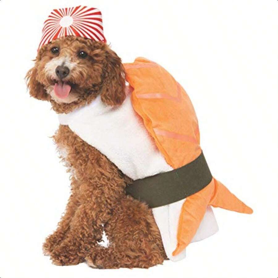 Rubie's - Disfraz de Sushi para Mascotas tamaño Mediano - Paquete mediano de 1 - Ver 1