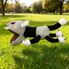 Dandy's World Designer Collaboration Plush Doll - Artistic Collection Level Doll Set, Christmas Party Decoration/Thanksgiving Warm Gift, High Quality Suede Material With Abstract Design,High-Quality Suede Stuffed Animal With Abstract Art, Christmas Thanksgiving Gift, Party Decoration, Cute Aesthetic Room Decor For Teens & Adults - màu đen - Xem 5