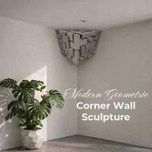 3pcs "Impossible Corner" Wall Decor, Reshaping Reality, Presenting Visible 3D Effect - Multicolor - View 3