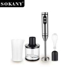 SOKANY 02011 Handheld Blender 800W High Power 4-In-1 Multi-Function 304 Stainless Steel Blade Pure Copper Motor 5+2 Speed Settings Suitable For Blending, Juicing, Meat Grinding And More - EU C Type Plug(220-240V) - View 8