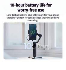 DJI OM8 智能跟随版 | 苹果与鸿蒙双生态系统 | ActiveTrack 3.0 智能跟随 | 手势控制 | 故事模式自动拍摄 | YouTuber 推荐 | 多平台创作工具 | 专业 Vlog 套装 | 磁吸式快拆系统 | 360° 全方位稳定 | 多语言 App 支持 | 便携旅行设计 | 智能多场景拍摄 | 内容创作利器 - 黑色 - 查看 9