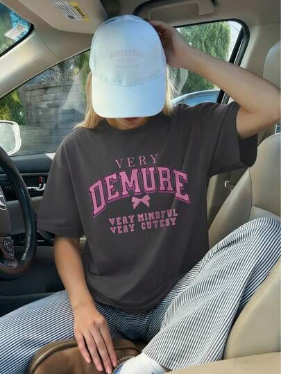 A Piece Of Girl 休闲印花圆领短袖T恤，适合夏季学生穿着，青少年及儿童皆宜——艺术风格T恤激发想象力和自我表达！女童图案T恤，夏季上衣，青少年服装