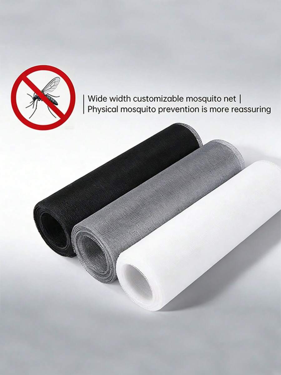 Upgraded Nano Mosquito Window Screen, Durable Washable Mesh, High-Strength Fibers, Superior Insect Protection, Home & Office Use