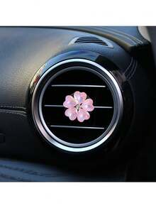 1 Chiếc giá đỡ hương thơm cho xe hơi hình hoa năm cánh bằng hợp kim mới, giá trang trí cửa gió điều hòa ô tô, giá đỡ hương thơm trang trí hình hoa pha lê tinh tế. Quà tặng cho các bữa tiệc và lễ hội, không kèm hương thơm. - A - Xem 5