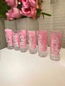 Customized Wine Glass, Valentine's Day & Galentine's Party Gift, Personalized With Text Or Patterns, Suitable For Weddings, Birthdays, Celebrations, Personalized Gift For Friends, Family And Couples, Customized Bar Supplies For Parties, Events, Gatherings, And Personalized Wedding Glasses - Multicolor - View 6
