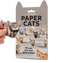 1 Set Creative Kids DIY Semi-Finished Geometric Origami, Suitable For Cats & Dogs, DIY Paper Cats, Includes 50 Pieces - Multicolor - View 11