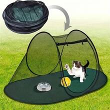 Foldable Pet Camping Tent Playpen, Suitable For Cats, Dogs, Birds, Parrots And Other Small Animals, Indoor/Outdoor Game Tent Shelter, Breathable, Also Suitable For Turtles And Reptiles - Green - View 11