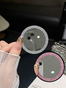 Bobina di ricarica magnetica senza fili lucida con anello magnetico a specchio, design ultra sottile, adatto per il trucco, compatibile con anello magnetico, compatibile con custodia protettiva di ricarica senza fili magnetica, compatibile con iPhone 17/16/15/14/13/12 Pro Max, Galaxy e accessori Android - Multicolore - Visualizzare 10