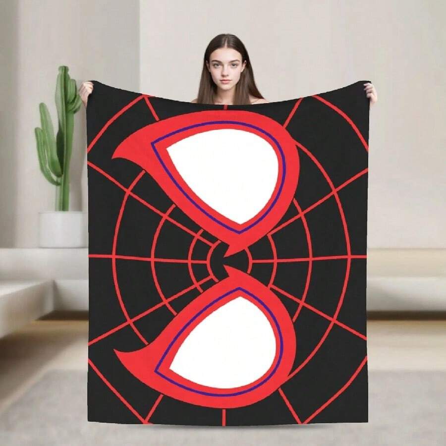 Super Hero Blanket Cozy Soft  Throw Blankets For Couch 50x60 Inch Multiple Sizes Rug PieceSpider-Man Blanket   Art Flannel Throw Blankets Bed Sofa Personalised Ultra-Soft Warm BedspreadSpider-Man Christmas Blankets Flannel Winter Breathable Lightweight Thin Throw Blankets For Home Office Bedding ThrowsSpider-Man Super Soft Blankets  Plush Bedding Throws Funny Outdoor Flannel Bedspread Sofa Bed CoverSpider-Man V_s  Blanket Superhero Antihero Wool Funny Breathable Throw Blanket For Coverlet Autumn_Winter - White 3 - View 1