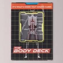 2026 Nya kreativa spelkort för mänsklig anatomi, intressant anatomi, pedagogiskt kortspel för tonåringar, unikt lärande kortspel