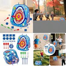 Generico Juegos De Sacos De FrijolesJuego De Lanzamiento De Bolsas Juego Interactivo De Cornhole con Tablero para Exterior Juguetes Unisex Actividades Al Aire Libre Cumpleaños Camping Picnic PatioDiversión infantil, juegos felices, imprescindibles para los niños - 1 juego - Ver 1