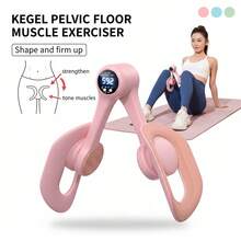 Thigaster, Pelvic Floor Strengthening Device With Display Counter Hip Trainer Kegel Exerciser, Leg Inner Thigh Trainer Pelvic Floor Muscle Trainer, Thigh Exercise Workout Equipment For Home,31254120 - Bụi hồng - Xem 2