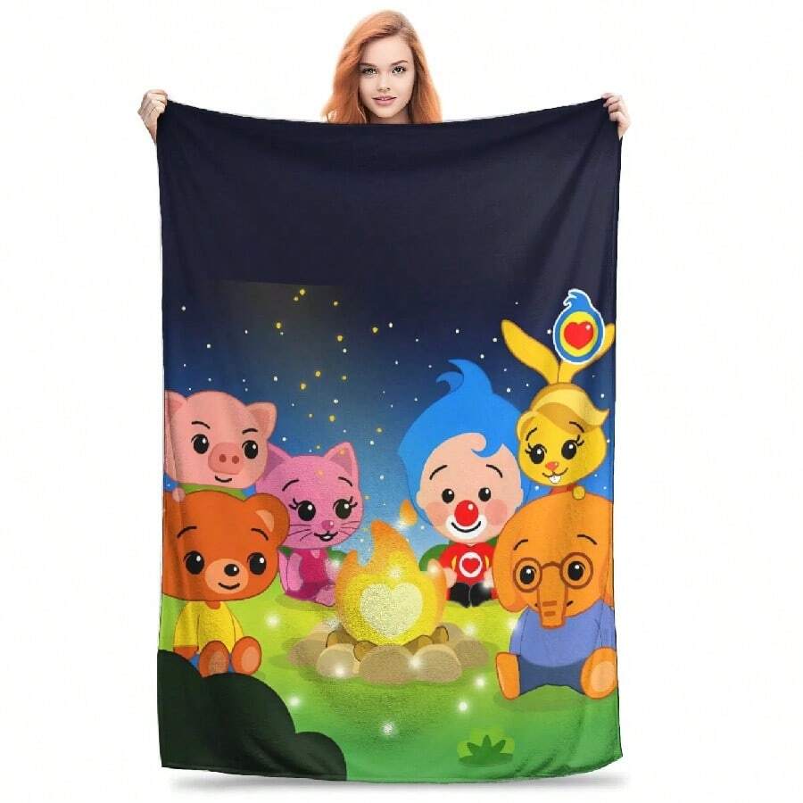 Cute Cartoon  Room Warming Decorative Blanket Comfortable Soft Portable Travel Picnic Blanket Gift For Family Or FriendsCute Cartoon Manga Pokemoned Fleece Throw Blanket Blankets For Bed Office Ultra-Soft Plush Thin Quilt,Cute Cartoon  Print Blanket Cartoon Unicorn Print Warm And Comfortable Blanket For Adults And  Christmas GiftsCute Cartoon  Printed Blanket Picnic Blankets Warm Blanket Soft And Comfortable Blanket Home Travel Birthday GiftCute Cartoon P-Plim (38) Blanket Super Warm Novelty Plush Bedding Throws For  Couch Chair Flannel Bedspread Bed Cover - Trắng 4 - Xem 1