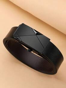 3pcs/1pc Men's Formal Style Automatic Buckle Belt, Versatile Use, Suitable For Husband, Men And Family Members For Daily Life And Formal Occasions - Multicolor - View 14
