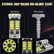 TOAUTO 2个/6个 Canbus W5W T10 LED灯泡 194 168 LED 3014 25SMD 汽车内饰阅读灯/顶灯/示廓灯/信号灯 6000K 白色 12V - T10 - 查看 8