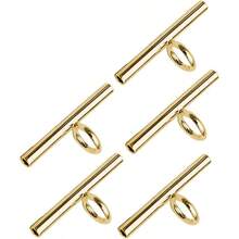 Convertible Necklace And Brooch Adapter Pin To Pendant Converters Jewelry Alloy Brooch Necklace - 金色 - 查看 3