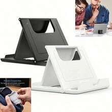 Adjustable Soft Non-Slip 1/2/3/5Pcs 6-Level Adjustable Phone And Tablet Stand Foldable Design Portable For Travel And Office Workers Valentine's Day Gift - Random Color - View 2