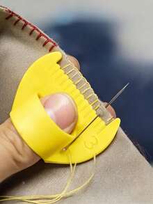 Bộ dụng cụ may 1/2/3 món - Dụng cụ may viền bằng nhựa bền, phù hợp cho người mới bắt đầu và người lớn tuổi, khoảng cách 4mm và 3mm, lý tưởng cho các dự án may vá DIY, phụ kiện may vá | Thiết kế tiện dụng | Bề mặt nhẵn - Nhiều màu - Xem 2