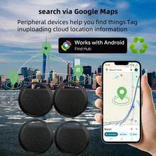 RSH 4 inteligentne lokalizatory Bluetooth dla systemu Android 9.0 i nowszych, precyzyjne pozycjonowanie, lokalizator bagażu, lokalizator kluczy/portfeli/torb, wymienna bateria, udostępnianie rodzinne i ochrona prywatności - Wielokolorowe - Zobacz 6