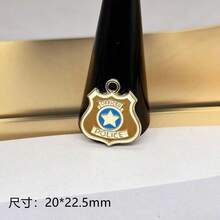 尼克狐和朱迪兔滴油合金DIY饰品配件，包包吊坠，收藏玩具，小礼物，背包吊坠 - 彩色 - 查看 11