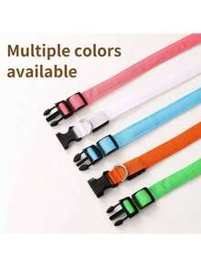 Vizpet LED 狗狗项圈,发光狗狗项圈,可调节 USB 充电超亮安全发光项圈,宠物发光项圈,夜间安全闪光狗狗项圈,可调节 - 彩色 - 查看 10