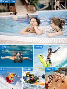 2pcs Waterproof Diving Bag, Touch Screen Sealed, Suitable For Swimming, Underwater Photography, Dustproof, Shockproof, Rainproof, Waterproof, Floating, Convenient To Carry, Waterproof Phone Case Beach Bag