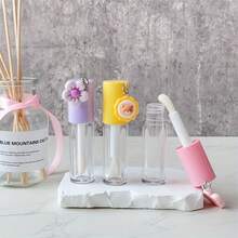 [1 chai son bóng 6ml ngẫu nhiên] Chai son bóng chia ngăn | Ống đựng son môi và son bóng rỗng để phân chia đồ trang điểm khi đi du lịch - Nhiều màu - Xem 3