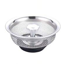Stainless Steel Sink Strainer (1-Pack) - Kitchen Drain Filter Effectively Blocks Hair And Food Residue, Rust-Proof Design Fits Most Drains. Essential Kitchen Item, Christmas Holiday Gift. - Silver - View 13