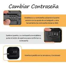 Cerraduras para Puerta de Refrigerador, 2 Cerraduras de Combinación de  para Niños, La cerradura de Combinación es Fácil de Abrir y Cerrar y los Niños no Pueden Romperla, Adecuado para Ventanas, Armarios, Frigoríficos()(Negro) - Multicolor - Ver 6