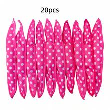 20/15/10pcs Set Sponge Hair Curlers, Soft Curling Rods, Polka Dot Pattern, No Heat Required, Elastic & Flexible, Create Natural Curls, Waves & Voluminous Effects, Suitable For Day & Night Use - Multicolor - View 17