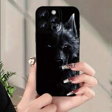 Handyhülle: Beliebtes kreatives Wolf-Design Handyhülle für iPhone 16/15/14/13/12/XS/XR/X/7/8 Plus/Pro/Max - Unisex stilvolles Geschenk für Freunde, Familie, Freund oder Freundin - Schwarz - Übersicht 9