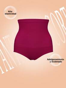 Calzones de punto de cintura alta para controlar el abdomen corte triangular multicolor estilo sencillo y cómodo para uso diario parte inferior de faja para mujer,faja levanta pompa,fajas de mujer,fajas,fajas sol leon,fajas colombianas para mujer - Azul - Ver 11