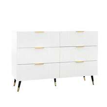 Sideboard, Chest Of Drawers With Special Doors, Gold Handles, Sideboard/Shoe Cabinet/Dressing Table