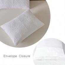 White Quilted Pillow Shams Medallion Damask Standard Set Of 2 Embroidered Vintage Pillowcases Emed Textured Cotton Pattern Bright White