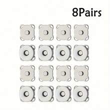 20pcs/4pcs/10pcs DIY Magnetic Buttons, Cartoon Magnetic Invisible Buttons For Sewing, Clover Magnetic Buttons, Sewing Buttons, Metal Invisible Sewing Buttons, Wallet Clasp Fasteners, DIY Craft Package Wallet Clasp Accessories Replacement, Backpack Handbag, Bag Accessories Wallet Clasp Wallet Clasp, 14mm Craft Knitting Button Set, Magnetic, Sewing, Craft, Wallet, Bag, Clothing, Sewing Cartoon Magnetic Buttons, DIY Buttons