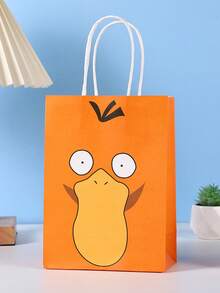 Reusable Pokemon-Themed Gift Bag With Handles, Suitable For Birthday, Christmas Gifts, Pikachu And Friends Design Series - Multicolor - View 10