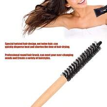 Pequeño flequillo para dar volumen Cepillo para el cabello Peine de peluquería Cepillo para rizar el cabello Peine de maquillaje Cepillo de burlas para cabello seco y rizado 16mm - Multicolor - Ver 5