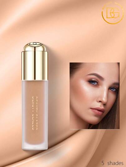 beauty glazed Corrector de larga duración de 16 horas con cobertura total, camuflaje perfecto, fácil de aplicar sin arrugas alrededor de los ojos