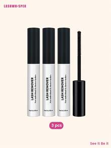 1/3/5pcs Eyelash Remover Liquid (For Cluster False Eyelashes) - Gentle Adhesive Solvent, DIY Eyelash Extension Glue Remover, Soothing Eye Cleansing Liquid (For False Lashes), Easy-To-Use Eyelash Glue Remover For Home - Multicolor - View 13