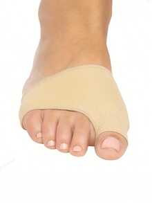 2pcs Silicone Toe Protectors, Comfortable Forefoot Pads, Enhanced Wear Resistance, Big Toe Support & Protection, Beige, Flexible Design, Suitable For Daily Comfortable Foot Care - True Color - View 6
