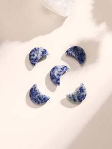 Moon Crystal Worry Stone Bulks Moon Stone Crystal Chakra Worry Stones Assorted Palm Pocket Quartz Moon Gemstone Gift For Witchcraft Meditation Reiki Balancing Home Decor - Moonstone - View 12