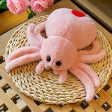 1pc Realistic Red-Tailed Spider Polyester Pillow, Office Nap Pillow, Funny Plush Doll, Office Break Pillow, Holiday Gift, Valentine's Day Gift, Party Gift - Multicolor - View 9