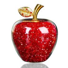 Decor de măr cristalin, cadou de Ziua Îndrăgostiților, ornament romantic, cadou pentru iubit, iubită, cel mai bun prieten, decor mașină, ziua de naștere, absolvire, decorațiune interioară, decorațiune de Crăciun, decor cameră - Multicolor - Vizualizare 10