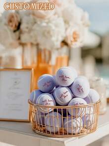 Personalized Dog Balls, Customized Wedding Favors, Customized Tennis Balls With Loving Messages, Tennis Player Gifts, Dog Toys/Puppy Toys/Cat Toys/Tennis Toys - Multicolor - View 3