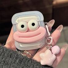 1pc Cute Sausage Mouth Earphone Case, Compatible With AirPods Pro3/Pro2/1, AirPods2/3/Pro, AirPods4, Couple/Best Friend Gift