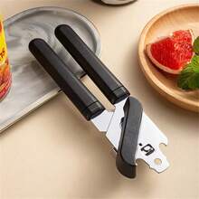 3-In-1 Stainless Steel Can Opener - Easy Grip, Multifunctional Manual Kitchen Tool, Effortless Opening - Can Opener - View 6